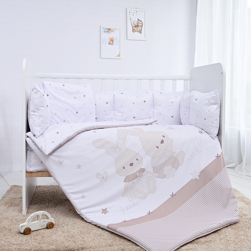 208001456501 (1) Σέτ προίκα κούνιας Beize Bunny - Image 1