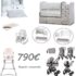 Βρεφικό πακέτο daizy antique grey