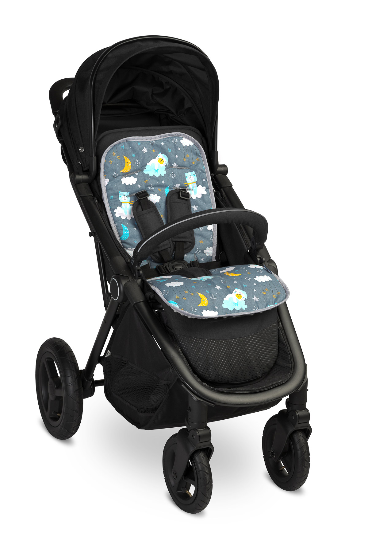 wkladka_misie_grafitowe_04 Kάλλυμα καροτσιού sensillo grey/raf bear - Image 1